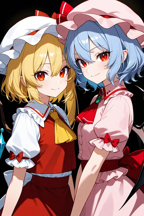 Remilia & Flandre: Scarlet Sisters  (Touhou: Embodiment of Scarlet Devil) [Illustrious]