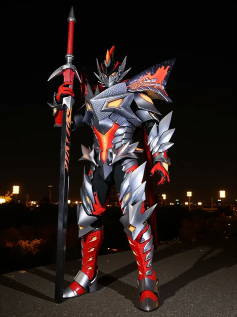 Monster Hunter Valstrax Armor Cosplay (魔物獵人, モンスターハンター)