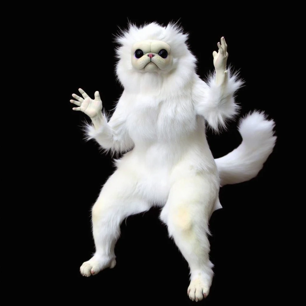 Persian Cat Meme (White Monkey Cat)