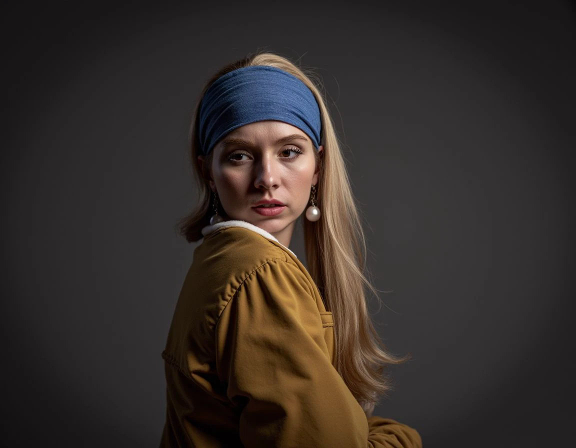 The girl with a pearl earring studio shot  <lora:studio_shot_flux_lora:1>