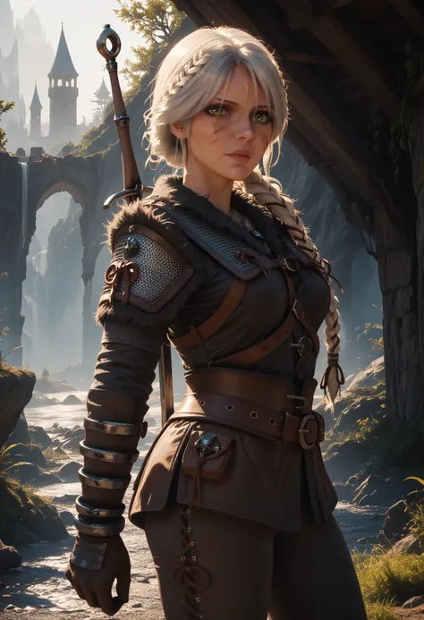 Ciri, Cirilla Fiona Elen Riannon princess of Cintra, (Witcher 4, trailer), Andrzej Sapkowski original character, PonyXL