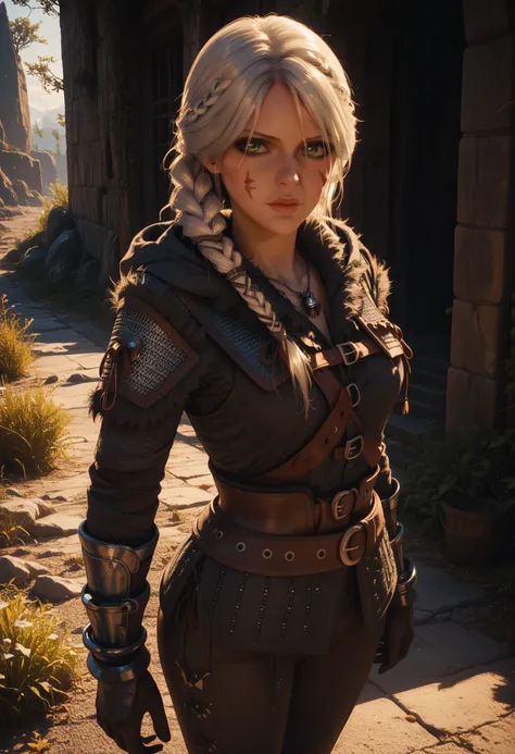 Ciri, Cirilla Fiona Elen Riannon princess of Cintra, (Witcher 4, trailer), Andrzej Sapkowski original character, PonyXL