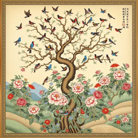 Korean Folk Art Shuttle-3-diffusion LoRa