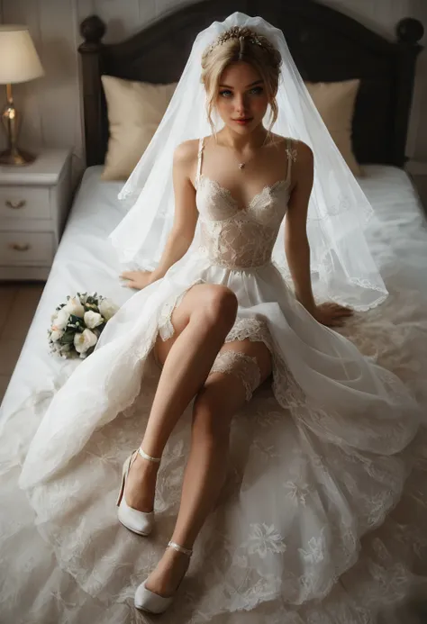 Bride Morning outfit/boudoir/realistic