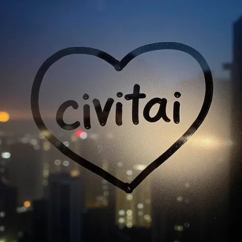 Finger drawing on a fogged glass