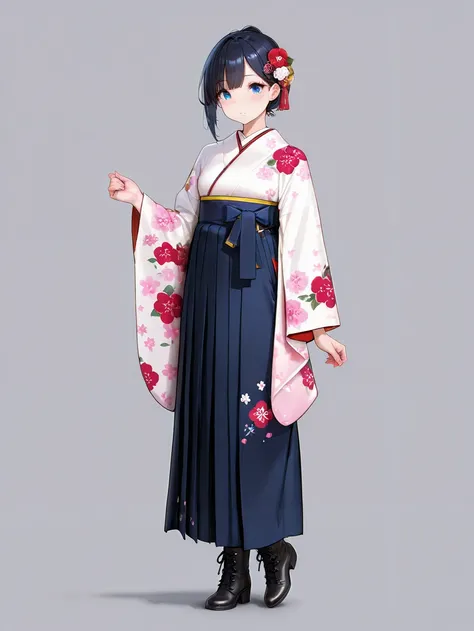 振袖と袴/furisode hakama(XL)