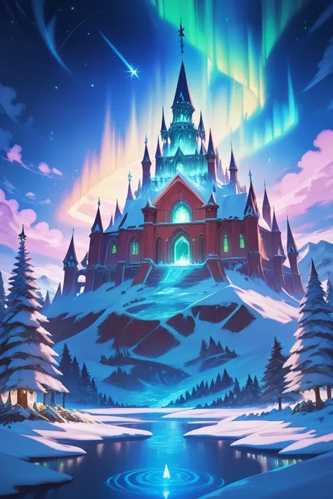 Aurora Spire Castle (City of Lights, North Pole) [Pony]