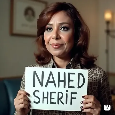 Egyptian Actress - NAHED SHERIF Flux - LoRa