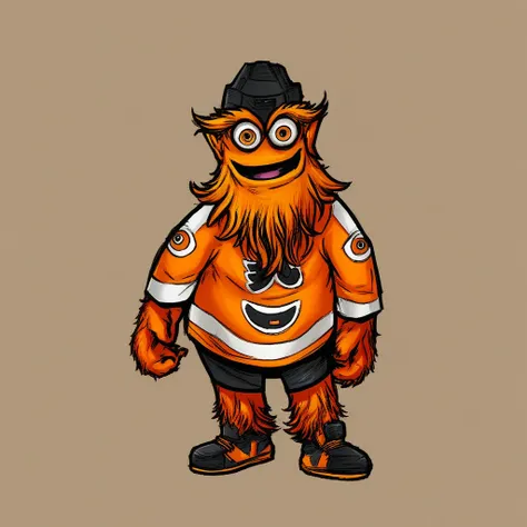 Orange mascot