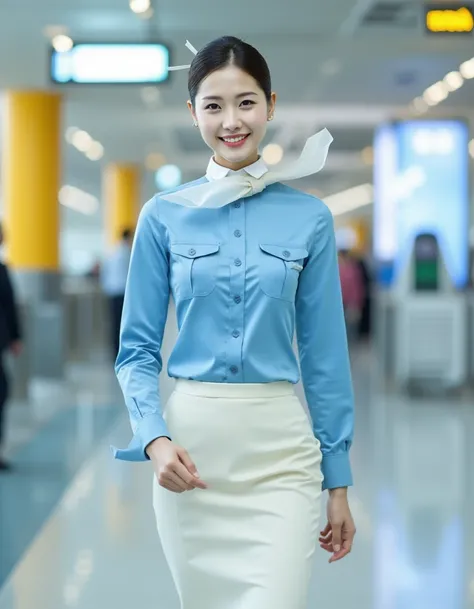 Korean Air Stewardess uniform