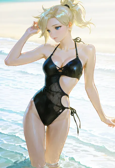 Web Cutout Swimsuit