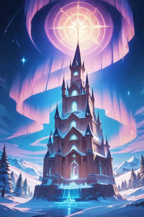 Aurora Spire Castle (City of Lights, North Pole) [Pony]