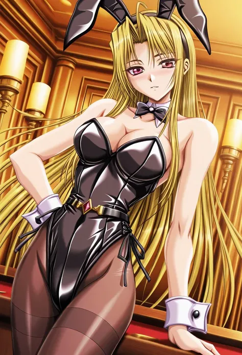 masterpiece, best quality, newest, highres, uncensored, 1girl, yokota mamoru style,1girl,
Tifana Luxembur,Ahoge Hair, Blonde Hair, Curtained Hair, Parted in Middle, Sidehair, Straight Hair, Waist Length Hair,Red Eyes,Slim
Arm Cuffs, Decorative Belt, Dress,...