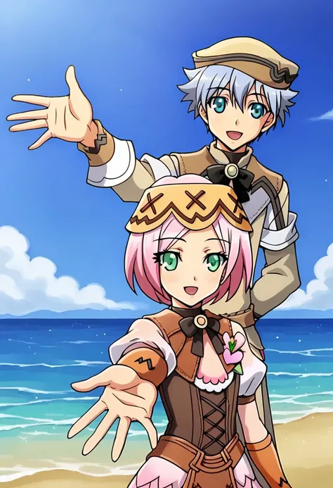 Azel & Sonia - Rune Factory: Tides of Destiny