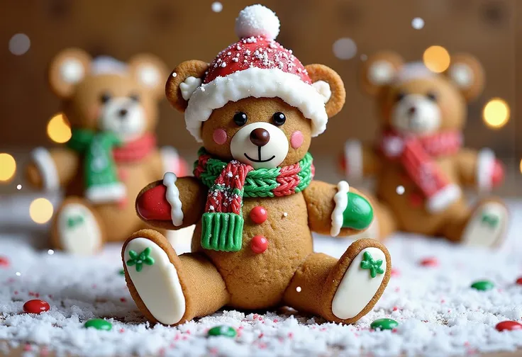 Gingerbread bear.