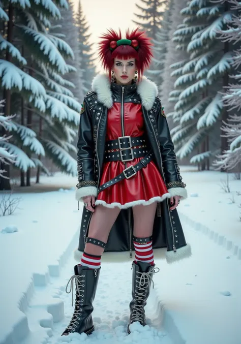 Christmas Punk Outfits - Santa Punk