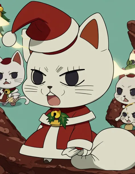 score_9, score_8_up, score_7_up, source_anime, <lora:turbo-granny-s1-ponyxl-lora-nochekaiser:1>, turbo granny, animal ears, cat ears, black eyes, no humans, cat, furry, animal focus, white fur, whiskers, maneki-neko, anime screencap,, <lora:padoru-ponyxl-l...