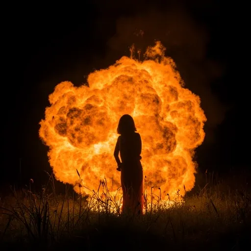 Osterfeuer - Easter bonfire