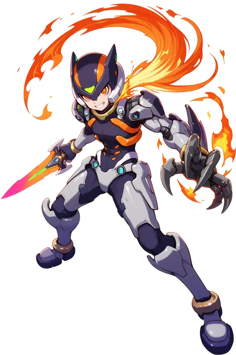 IL Megaman Zero Style Character Design