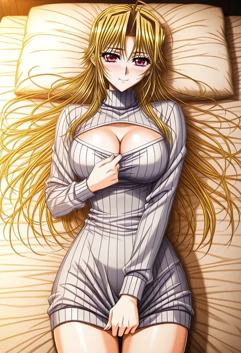 masterpiece, best quality, newest, highres, uncensored, 1girl,,slender face,motion lines,smile,looking at the viewer,Early Eushully Style,yokota mamoru style
Tifana Luxembur,Ahoge Hair, Blonde Hair, Curtained Hair, Parted in Middle, Sidehair, Straight Hair...