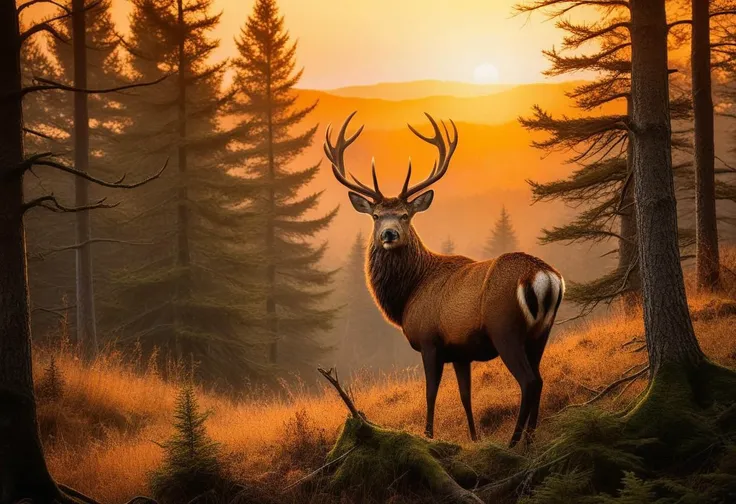 the animals in the forest