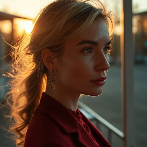 Beauty, realism, cinematic quality, chiaroscuro, rays of light, play of shadow and light, cinematic style, hyperrealistic photo portrait Beautiful woman walks around Minsk in the style of Valentin Gubarev, masterpiece, a variety of small details in the bac...