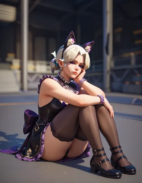 Black Cat Mercy Skin (Pony & Illustrious)