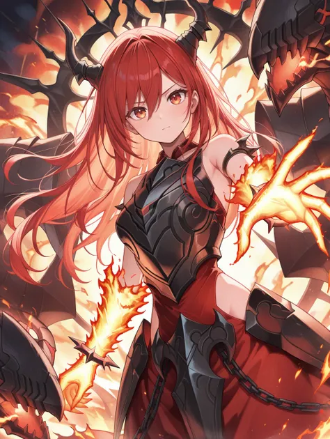 Yu-Gi-Oh! - Promethean Princess, Bestower of Flames (賜炎の咎姫) illuXL