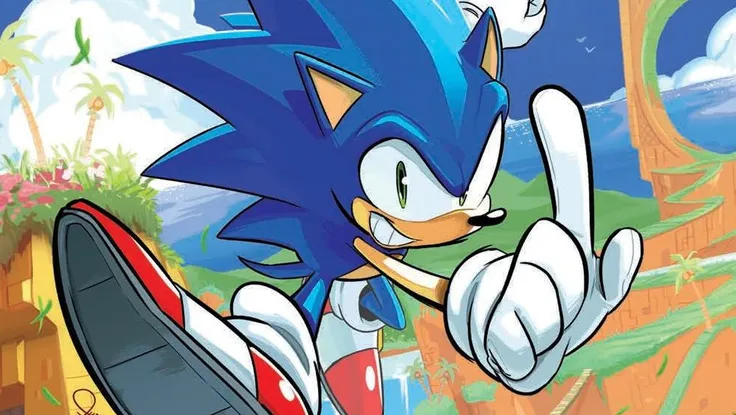 Sonic idw Jim Amash art style