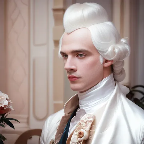 18th century men (rococo clothing, makeup, wigs -  PonyXL)