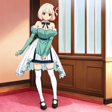 floral_mint waitress costume (pia_carrot_e_youkoso!!_3) XL Illustrious LORA