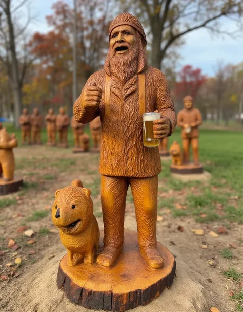Chainsaw Sculpture style - Flux1.D