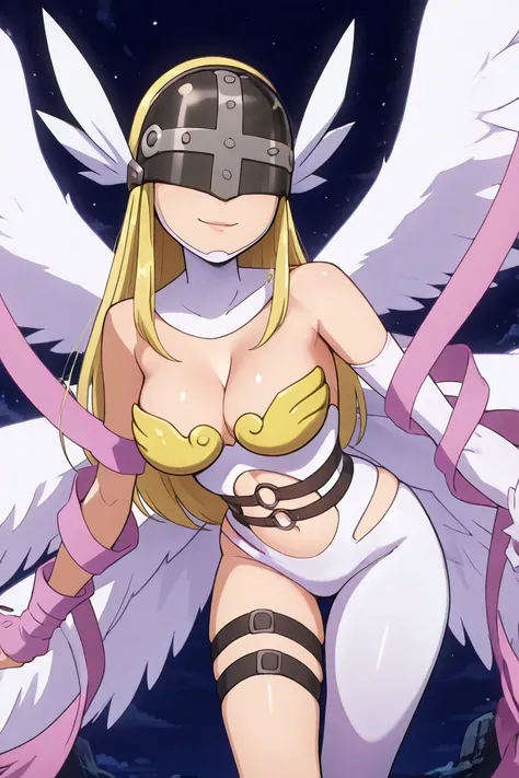 Angewomon: Archangel Vaccine | エンジェウーモン (Digimon) [Pony & Illustrious & SD1.5]