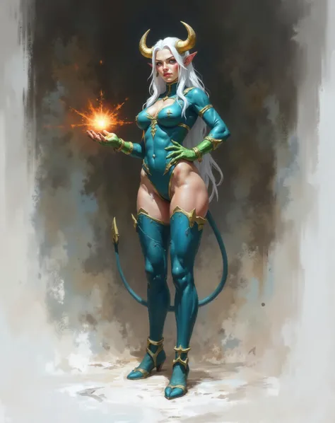 Old School Fantasy Painting Art Style