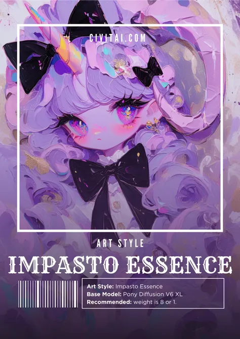 [Not Artists Styles] Art Style: Impasto Essence [Pony]