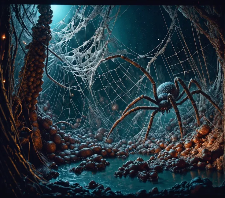 Giant spider lair