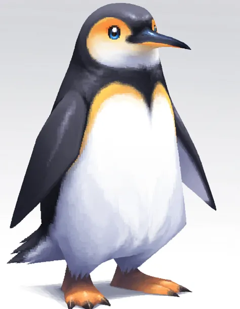 <lora:ps1_character-000052:0.8> ps1ch4r4cter, full body, solo, simple background, Dire Penguin, masterpiece, best quality, amazing quality