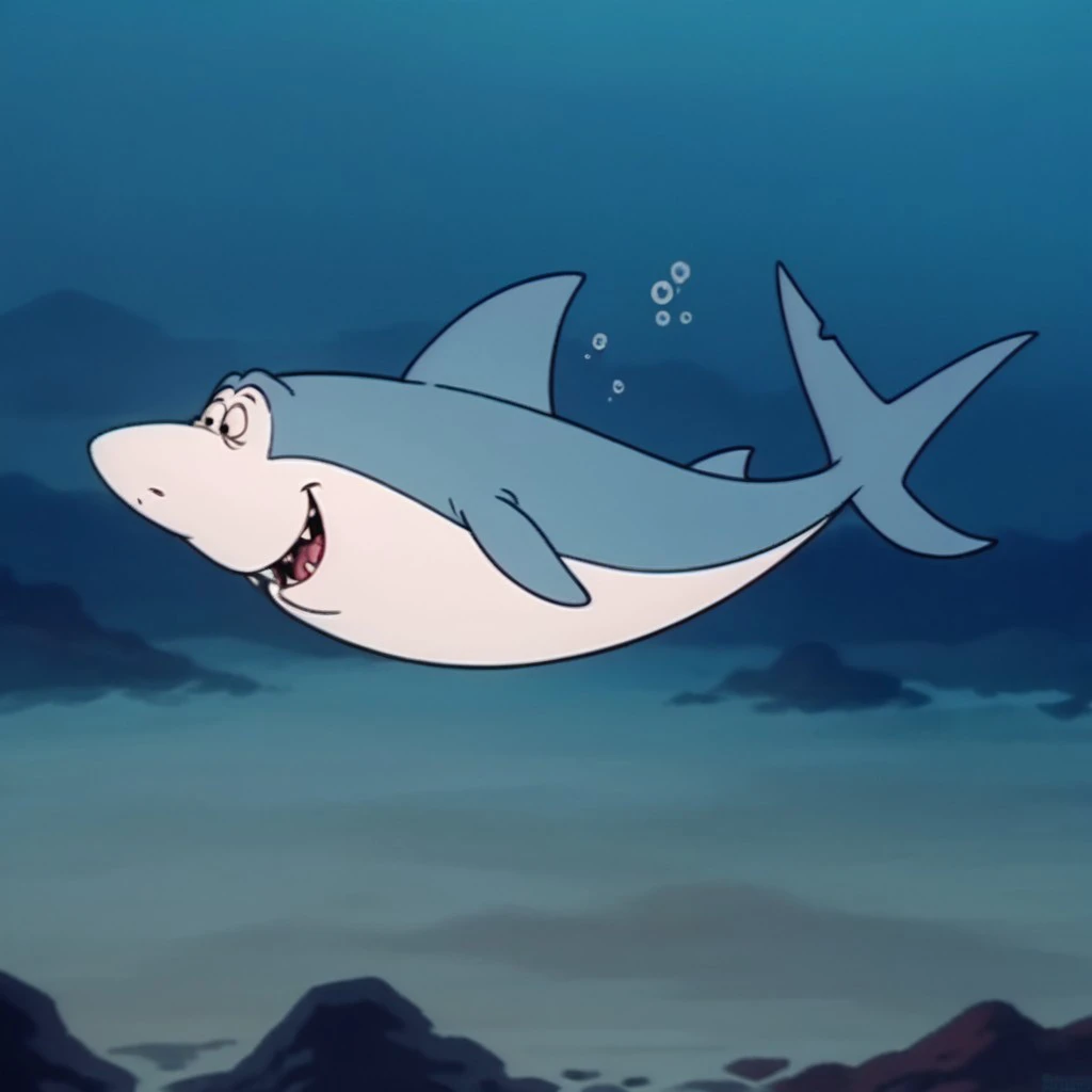 score_9, score_8_up, score_7_up, score_6_up, score_5_up, score_4_up, source_furry, jabberjawHB, feral, male, shark, blue skin, underwater, swimming, bubbles