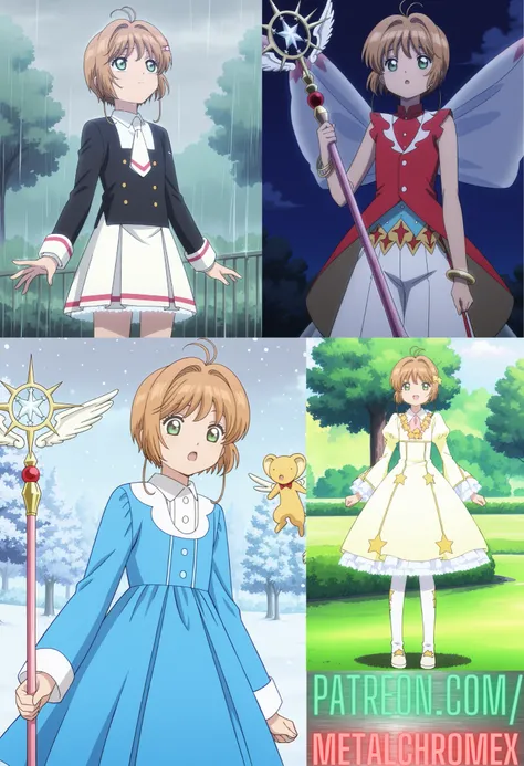 Sakura Kinomoto (Cardcaptor Sakura: Clear Card art style)