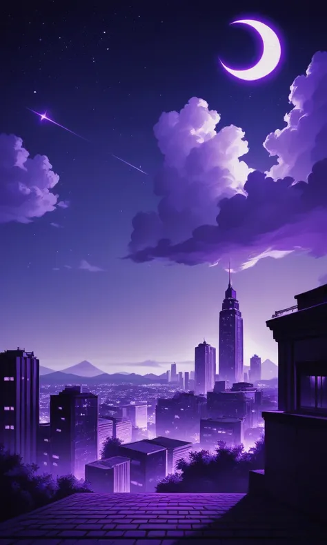 Black & Purple