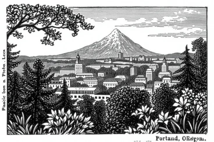 Woodcut Illustrations — Trousset Landscapes