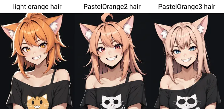 Pastel Hairs