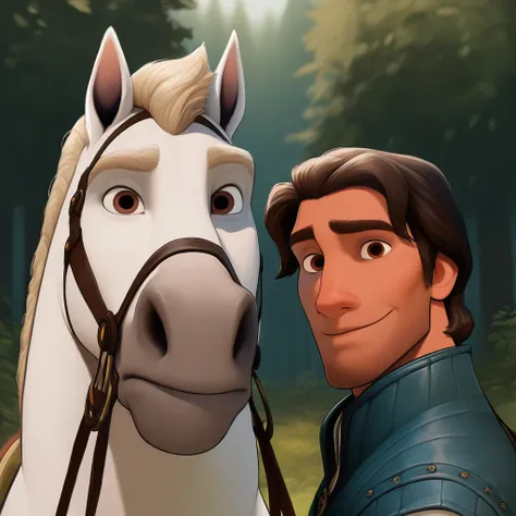 Flynn and Maximus (Tangled)