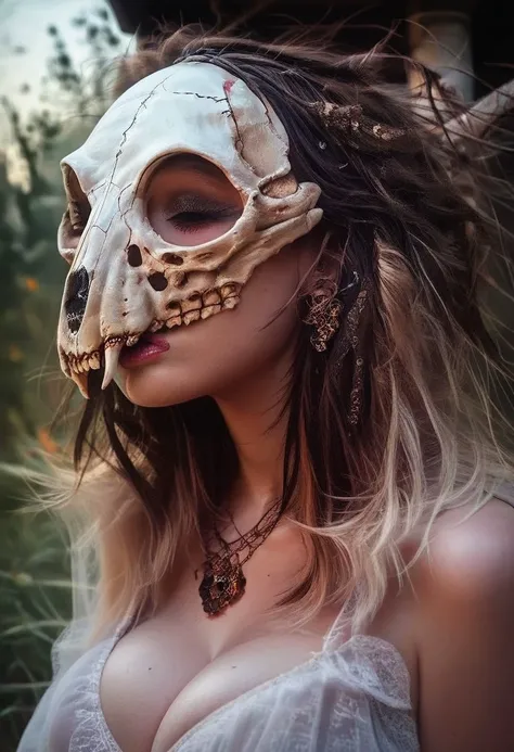 Skull mask [Horns, Fungs, Human]