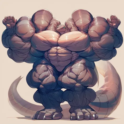 Daniel_Kay Art Style + Hyper Muscles (Furry)