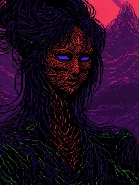 Trippy Pixel Art