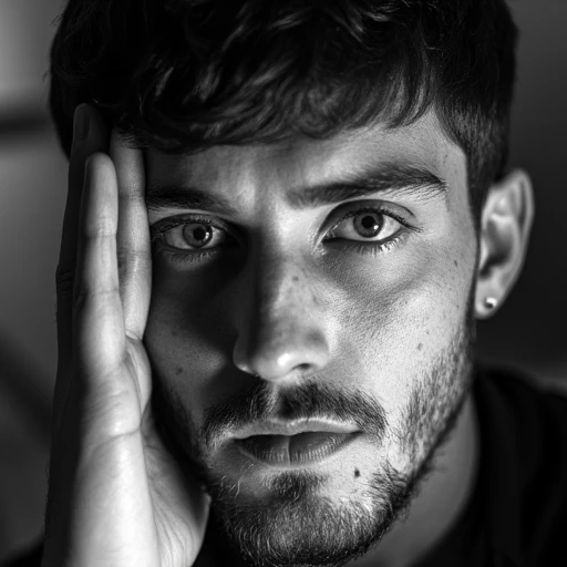 Crisp black and white men
