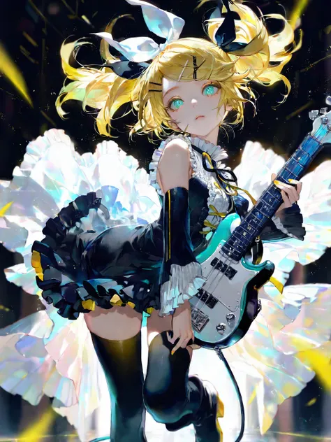 Kagamine Rin 鏡音鈴 鏡音リン Roshin Yuukai (炉心融解) Meltdown outfit | illustrious-XL | Noob-XL