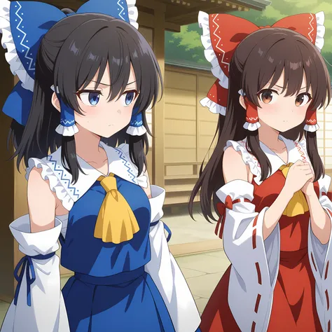 Hakurei Reimu & Blue Reimu (Touhou Project)