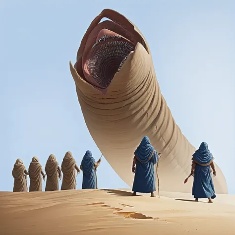 Sandworm - Dune (1984) (SDXL)